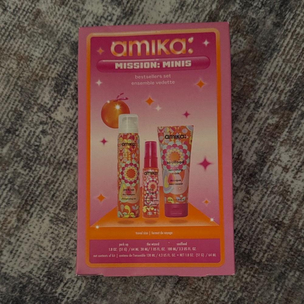 Amika Minis Hair Care set